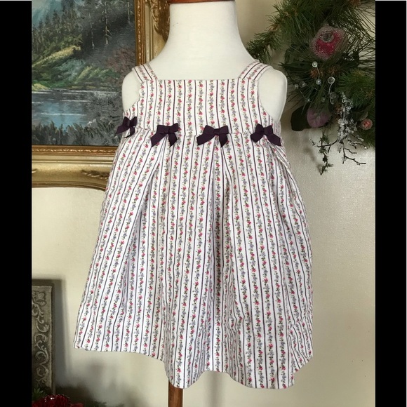 Baby Girl Sleeveless Purple Bow Velvet Dress